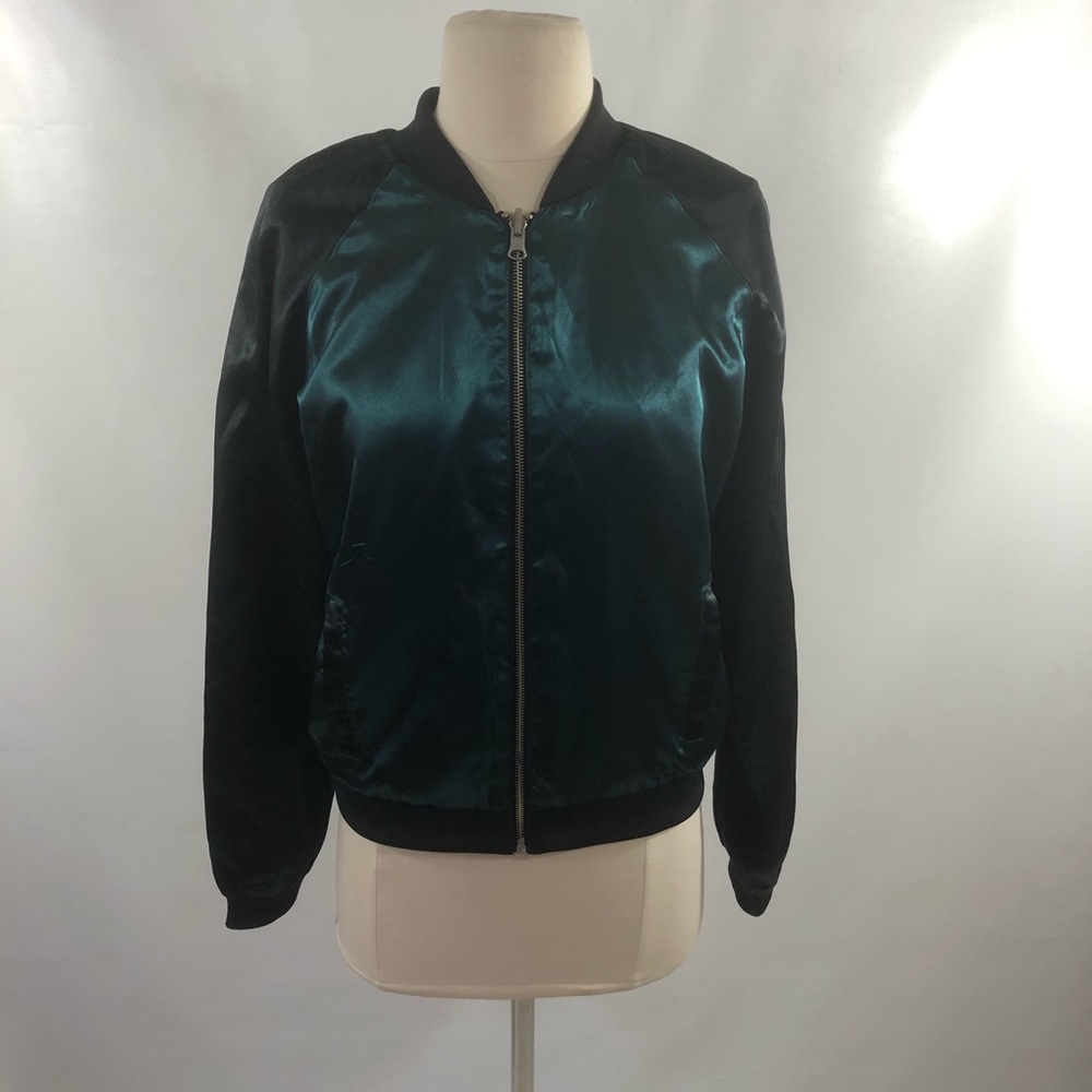 Black and green jacket